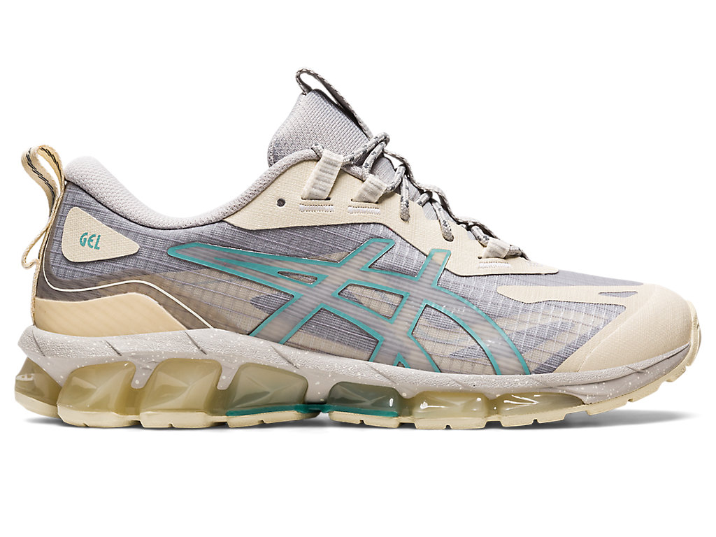 Women's Asics Gel-Quantum 360 Vii Sneakers Grey / Light Yellow | 9856-OZEVK