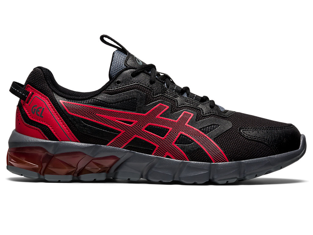 Women's Asics Gel-Quantum 90 3 Sneakers Black / Red | 6570-LPUBZ