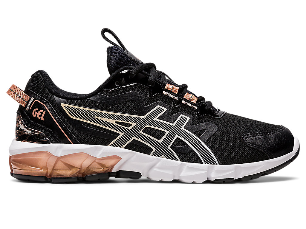 Women's Asics Gel-Quantum 90 Sneakers Black / Rose Gold | 5193-BAIEC