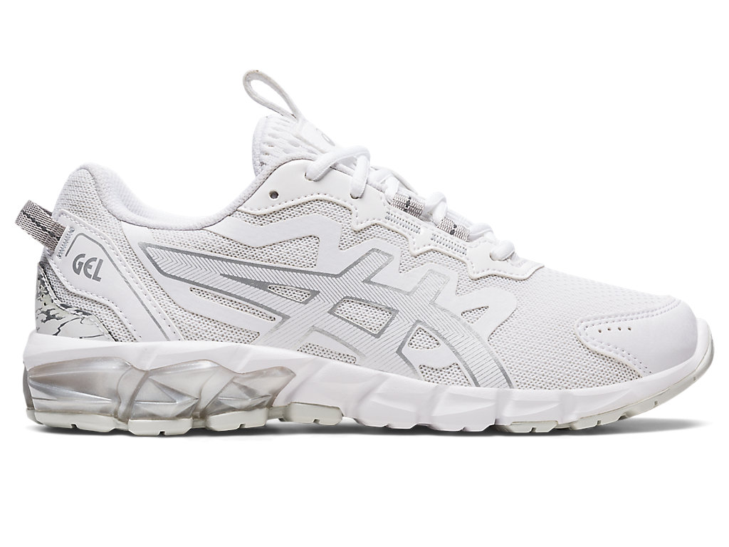 Women's Asics Gel-Quantum 90 Sneakers White / Silver | 2347-TEVYA