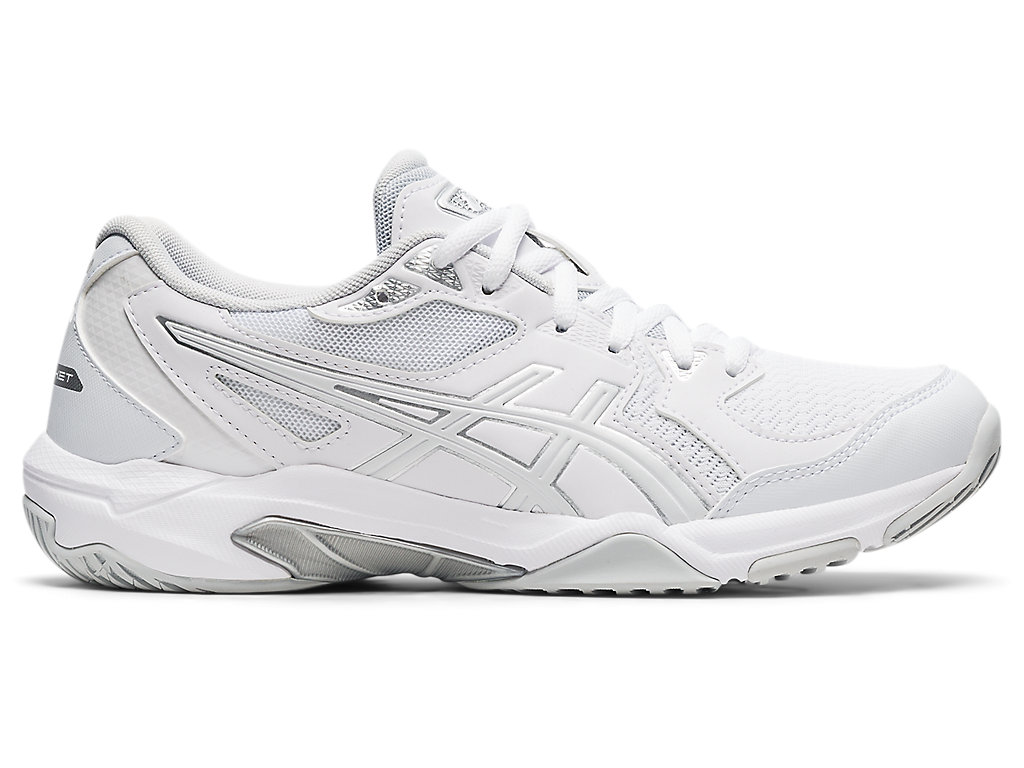 Women's Asics Gel-Rocket 10 Volleyball Shoes White / White | 2175-URVSH