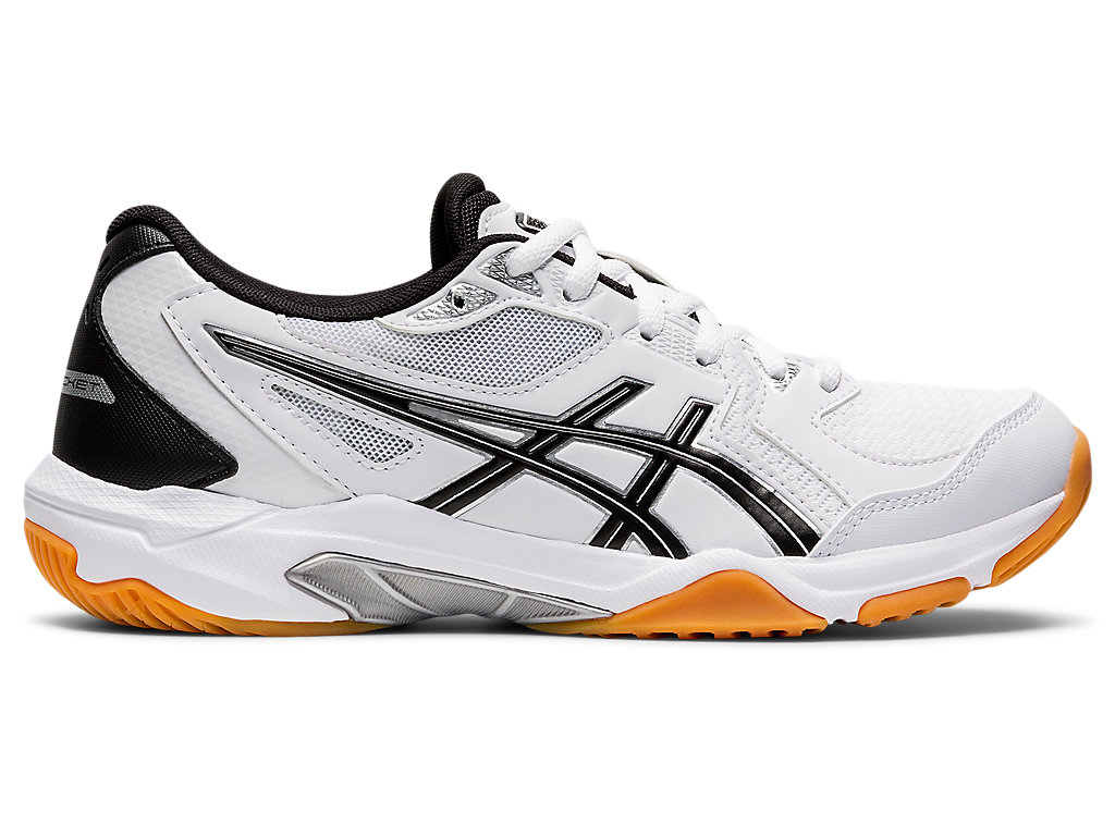 Women's Asics Gel-Rocket 10 Volleyball Shoes White / Black | 2790-NORMZ