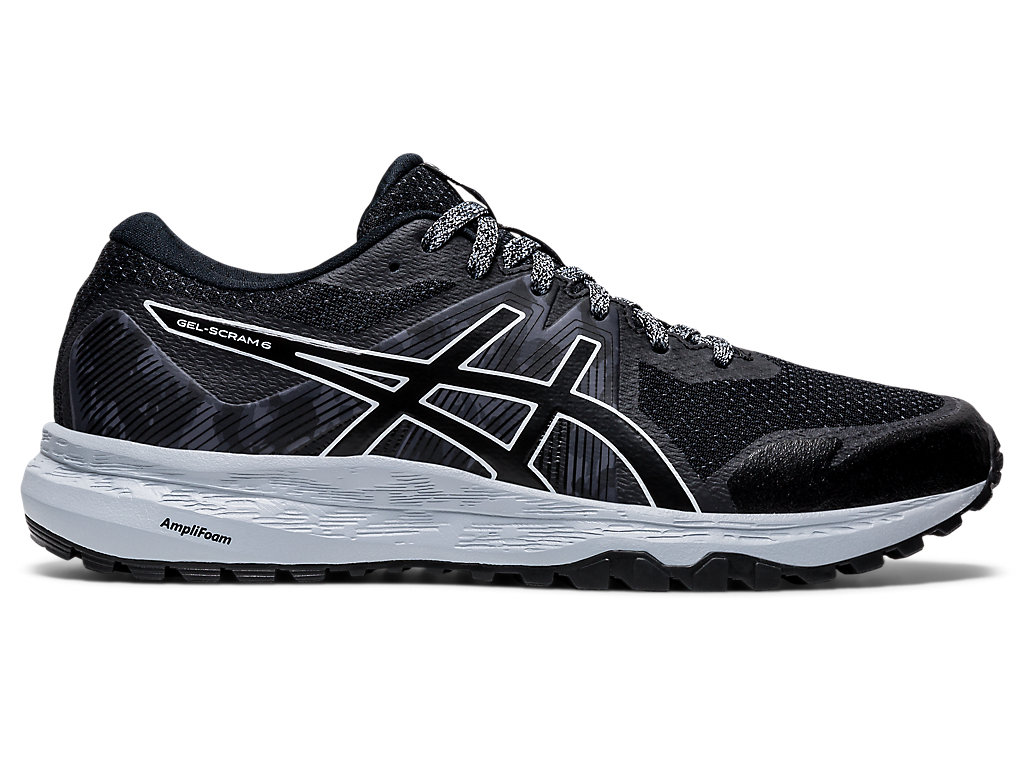 Women's Asics Gel-Scram 6 Trail Running Shoes Deep Grey / Black | 4571-FAHNE