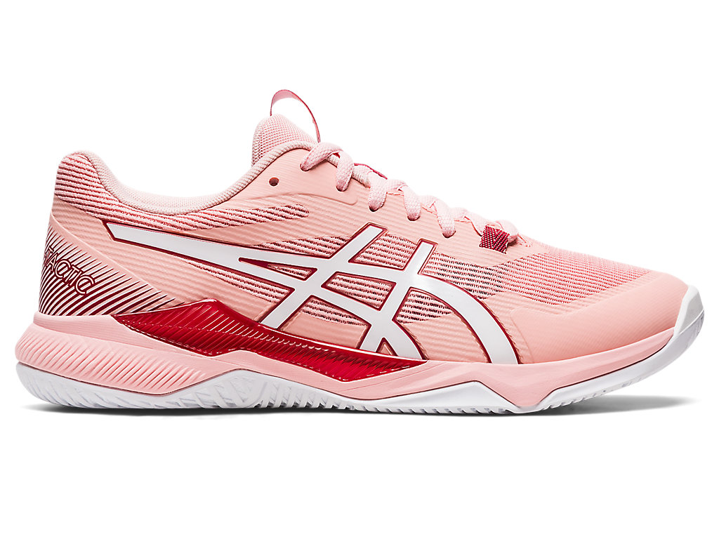 Women's Asics Gel-Tactic Volleyball Shoes Rose / White | 1698-ZIEXB