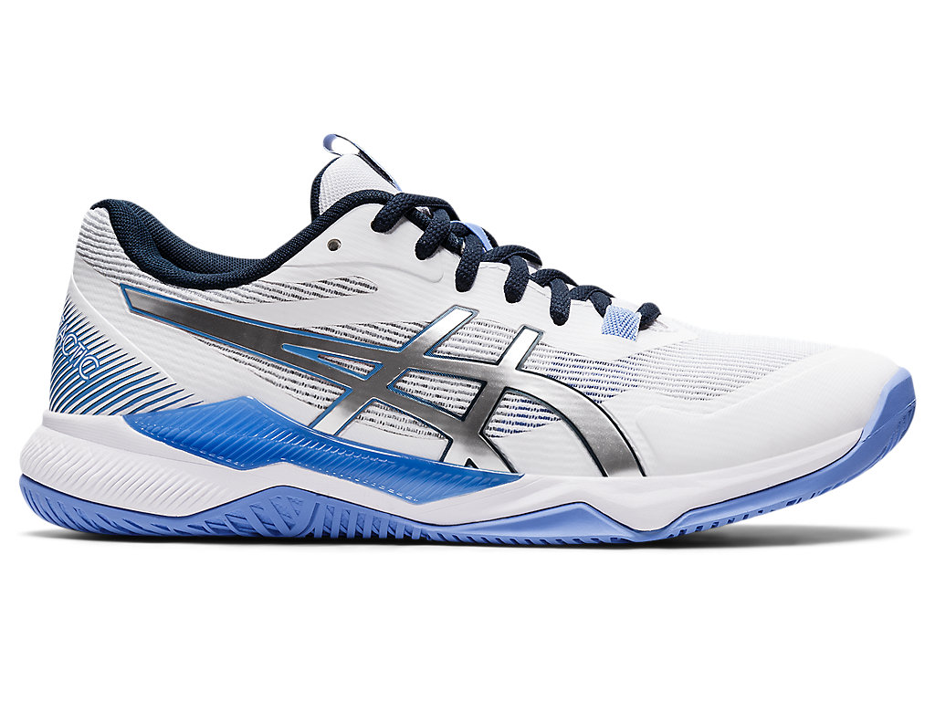 Women's Asics Gel-Tactic Volleyball Shoes White / Blue | 6958-TUDHV