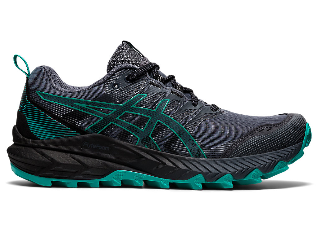 Women's Asics Gel-Trabuco 9 Trail Running Shoes Black | 9378-WOBRP