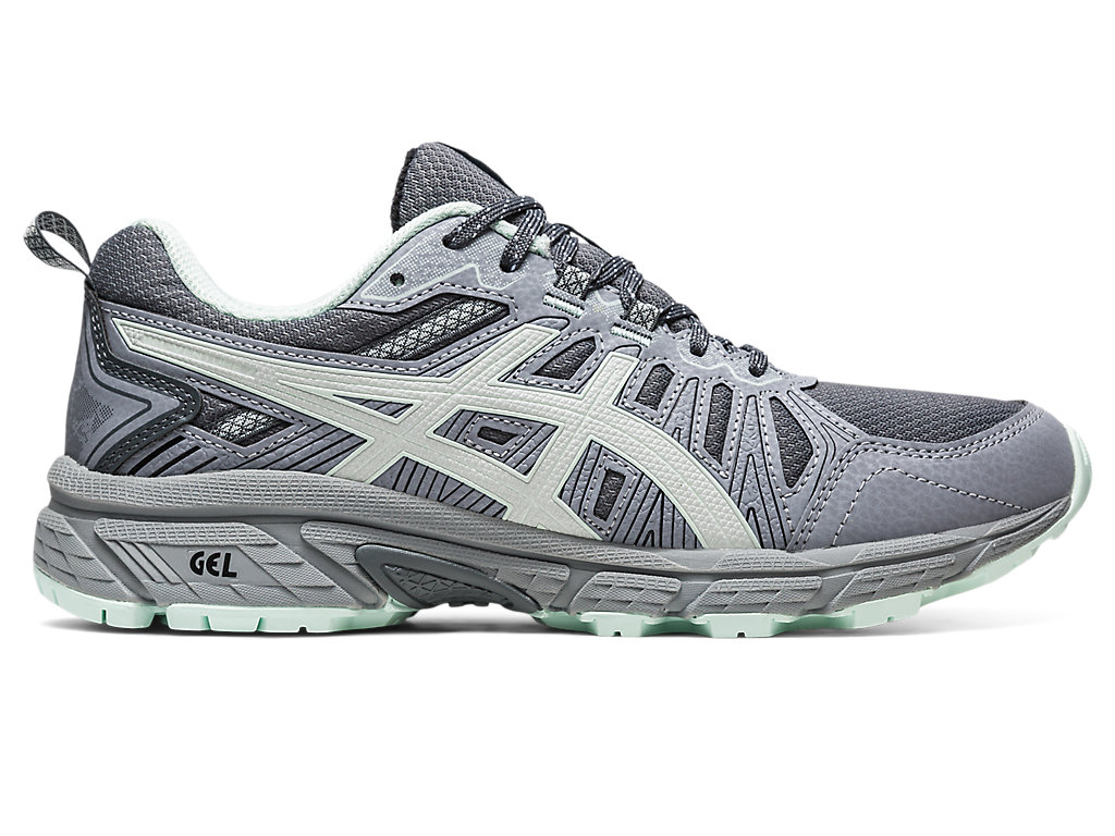 Women's Asics Gel-Venture 7 Trail Running Shoes Grey | 2610-HYMZK