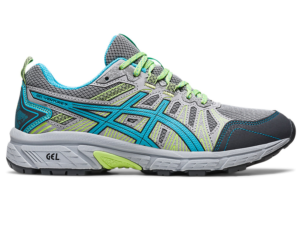 Women's Asics Gel-Venture 7 Trail Running Shoes Grey | 8371-DPYWU