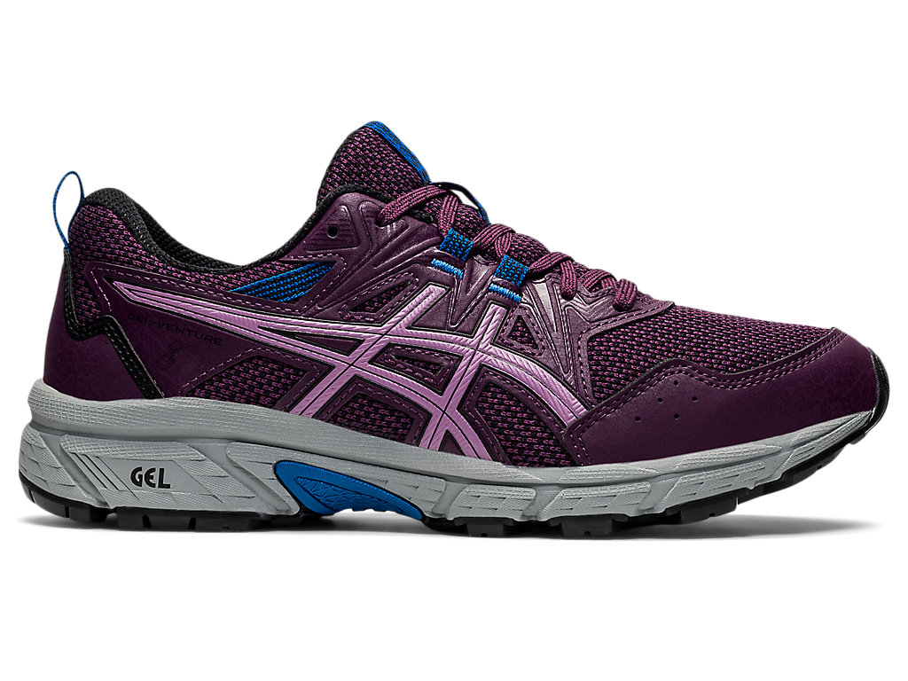 Women's Asics Gel-Venture 8 Trail Running Shoes Deep Purple / Black | 2096-IHDCZ