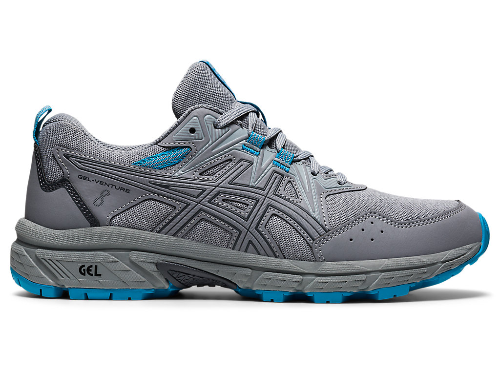 Women's Asics Gel-Venture 8 Trail Running Shoes Grey | 7413-QBWXI