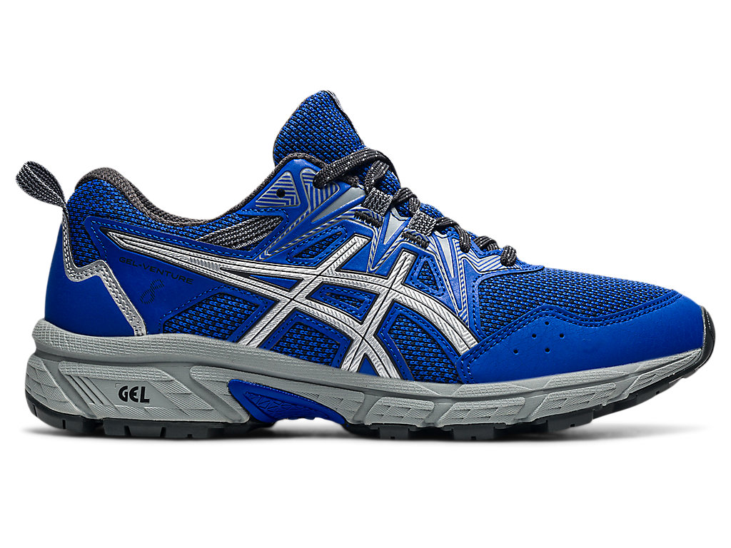 Women's Asics Gel-Venture 8 Trail Running Shoes Blue / Silver | 8605-FCHET