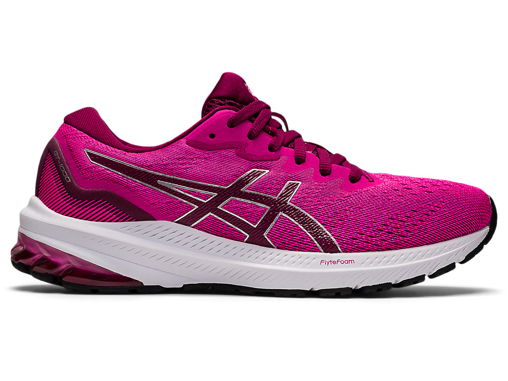 Women's Asics Gt-1000 11 Walking Shoes Pink | 0756-DLBMJ