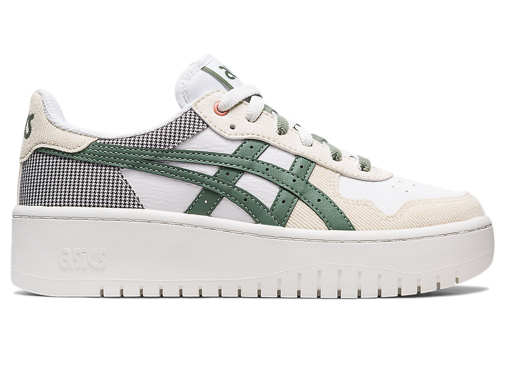 Women's Asics Japan S Pf Sneakers White / Dark Green | 6213-WXJNU