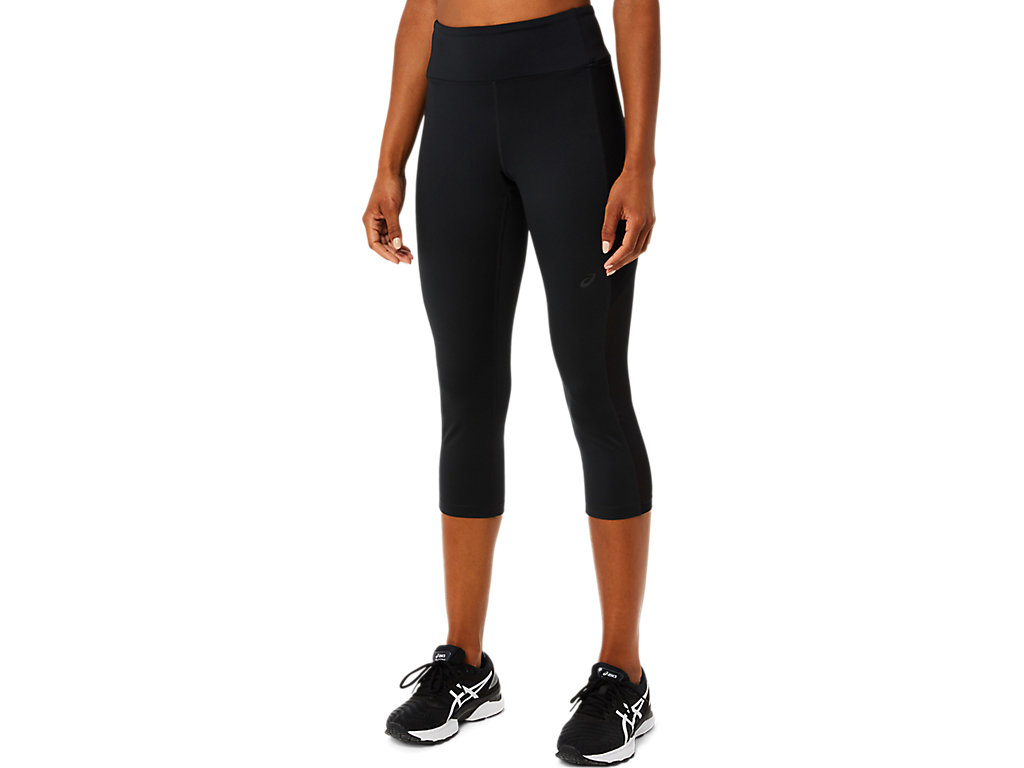 Women's Asics Kate Pocket Capri Leggings Black | 5397-XWGEQ