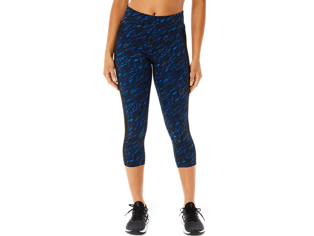 Women's Asics Kate Pocket Capri Leggings Blue | 5736-EJMBA