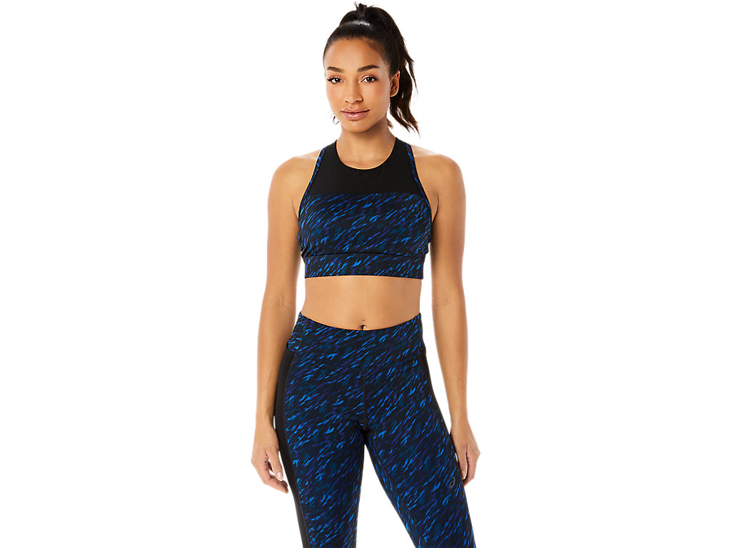 Women's Asics Kate Strappy Sports Bra Blue | 8071-PXIYV