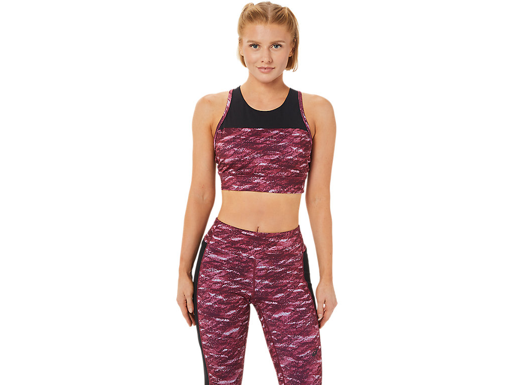 Women's Asics Kate Strappy Sports Bra Fuchsia | 1092-DTNQK