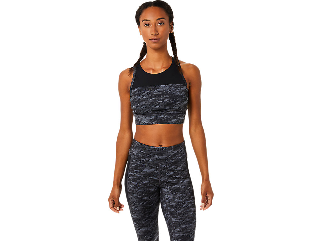 Women's Asics Kate Strappy Sports Bra Grey | 4518-IECQL