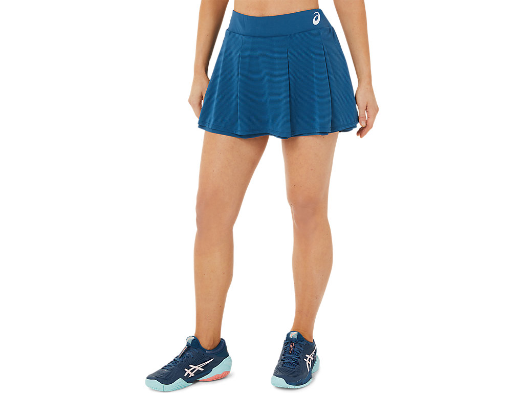 Women's Asics Match Skort Skirts Light Indigo | 6785-AUSQZ