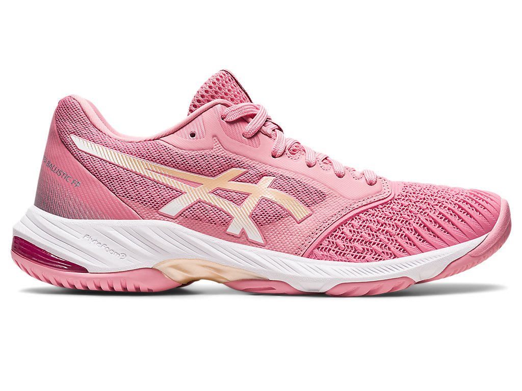 Women's Asics Netburner Ballistic Ff 3 Volleyball Shoes Pink | 7521-BNUAG