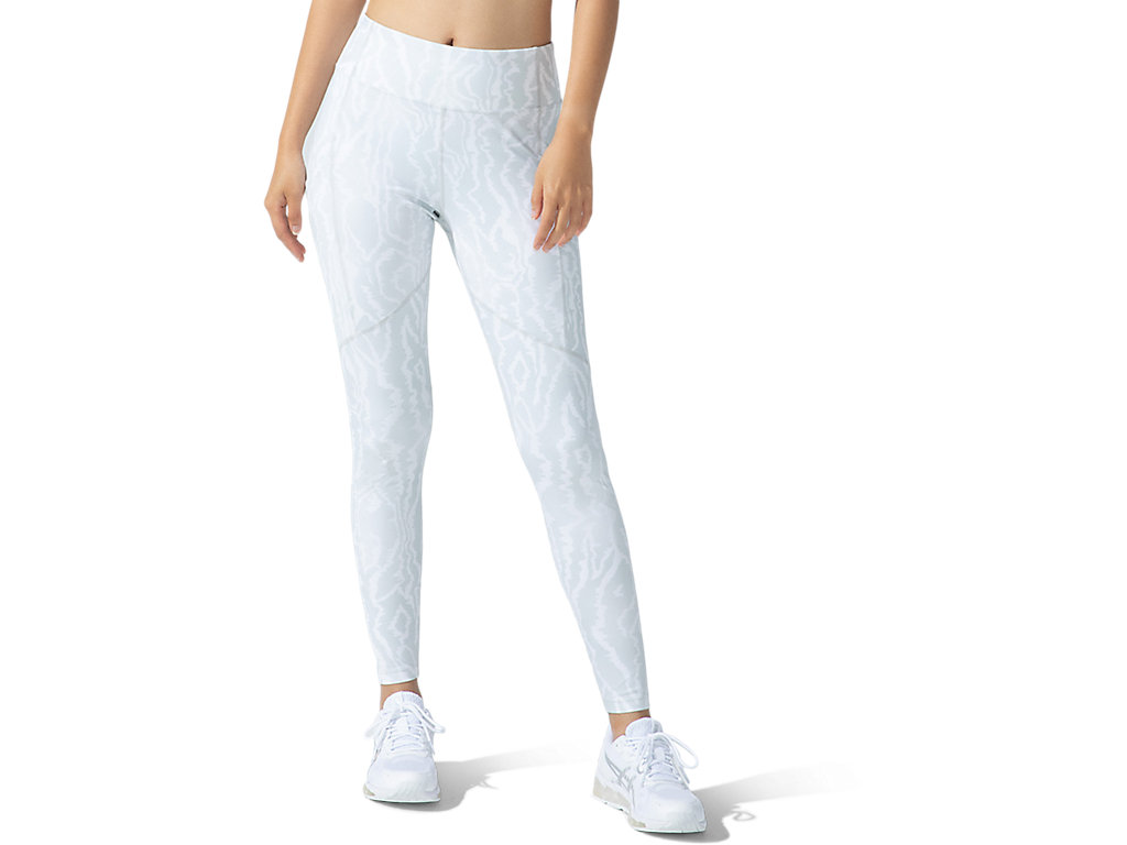 Women's Asics New Strong 92 Printed Leggings White | 6259-DEGQC