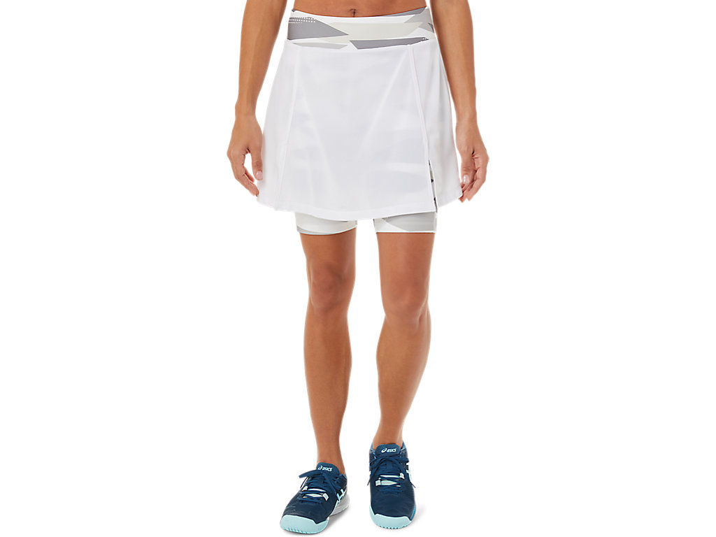 Women's Asics New Strong 92 Skort Skirts White | 1358-BOYMH