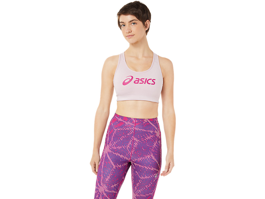 Women's Asics Padded Sports Bra Rose / Fuchsia Red | 7902-ROBNH