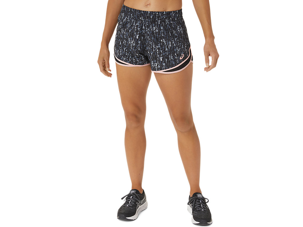 Women's Asics Pr Lyte 2.5in Run Pants Black | 7024-NDFUI