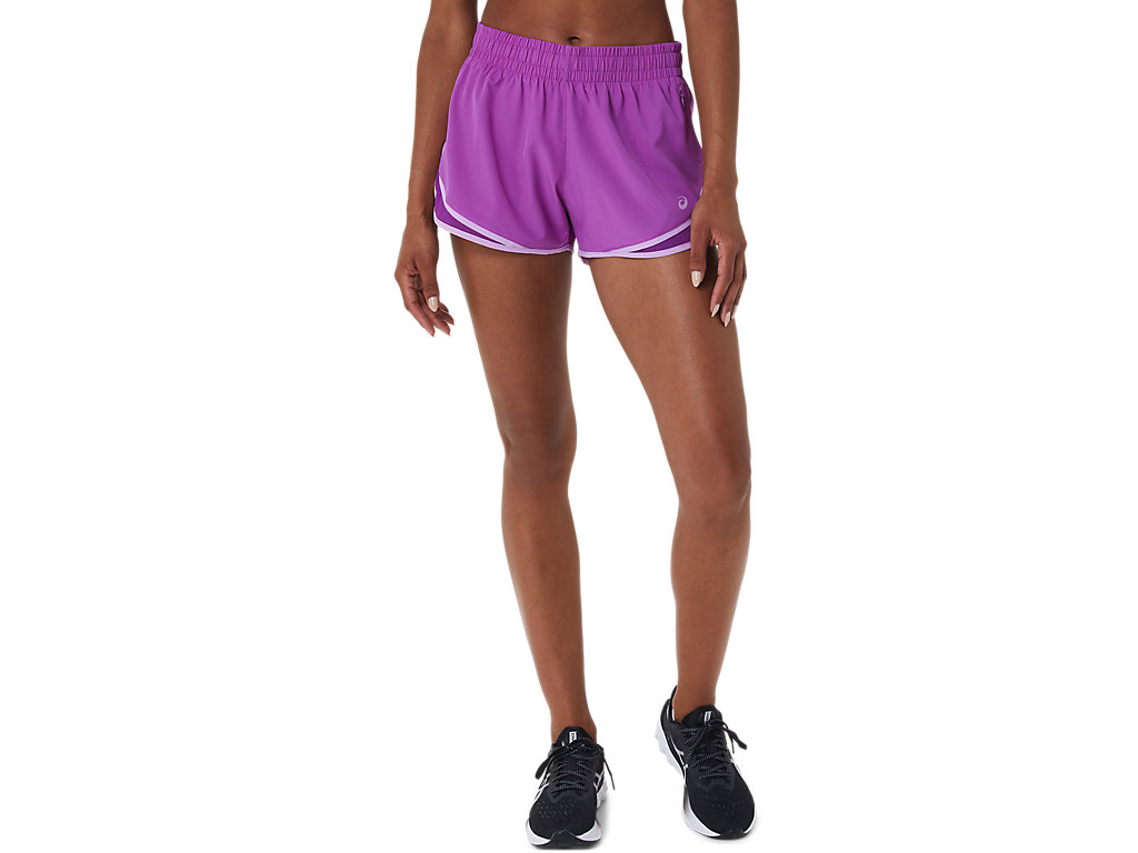 Women's Asics Pr Lyte 2.5in Run Pants Purple | 1472-IEAFN