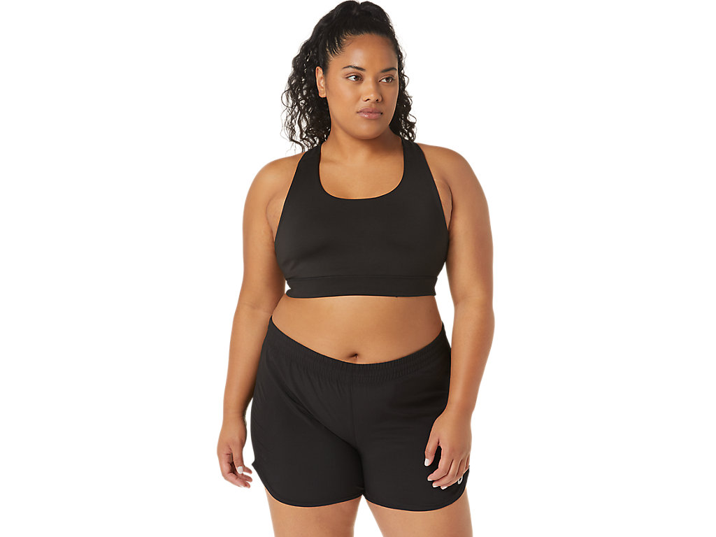 Women's Asics Pr Lyte Sports Bra Black | 1468-ZVXHS