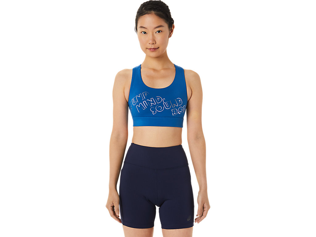 Women's Asics Pr Lyte Sports Bra Blue | 8075-IROZY