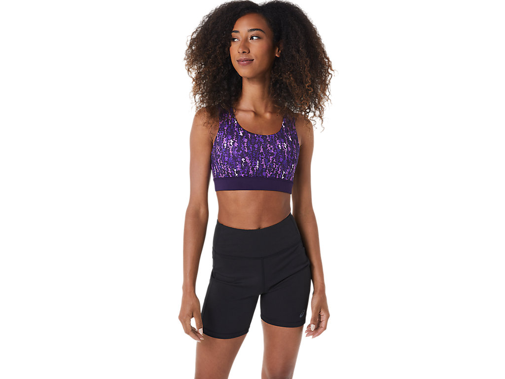 Women's Asics Pr Lyte Sports Bra Purple | 3874-PRNEQ