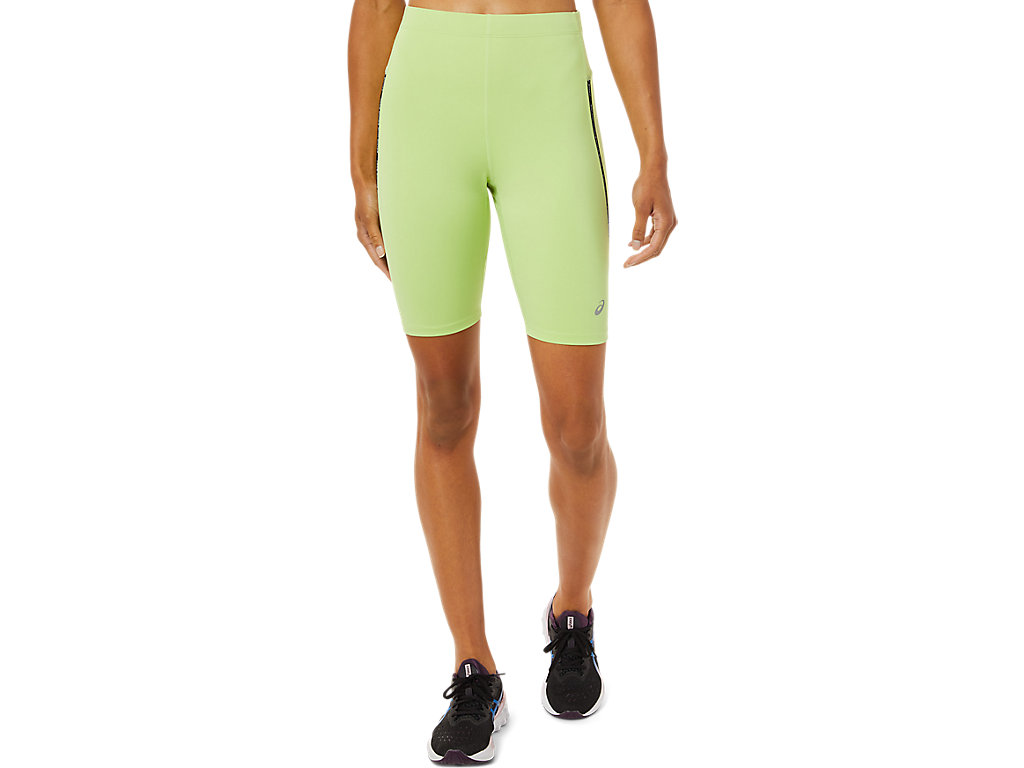 Women's Asics Race Sprinter Leggings Light Green | 9071-NRHLZ