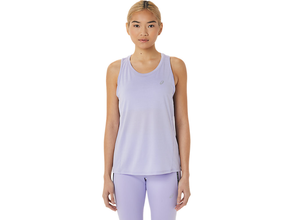 Women's Asics Race Tank T Shirts Purple | 1932-UFNJW