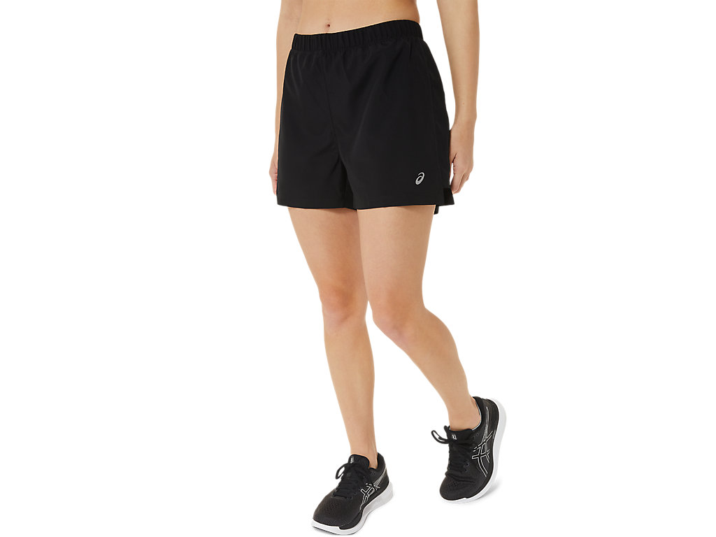 Women's Asics Ready-Set 3in Pants Black | 9657-CPLVS