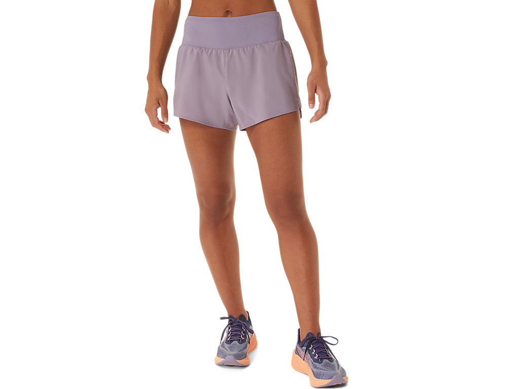 Women's Asics Road 3.5in Pants Purple | 9617-ZJBNV