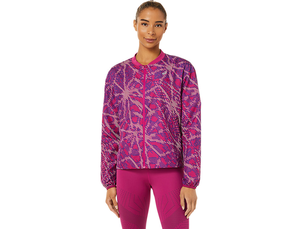 Women's Asics Sakura Jackets Fuchsia | 8640-QTXWO