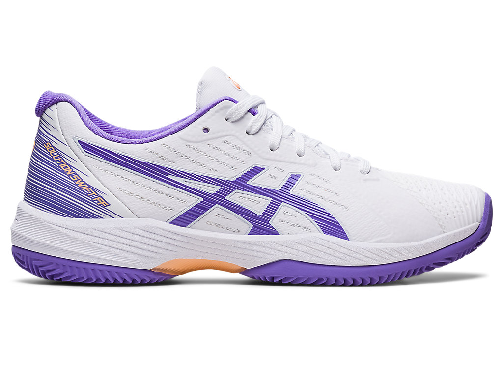 Women's Asics Solution Swift Ff Clay Tennis Shoes White | 4593-AYQSN