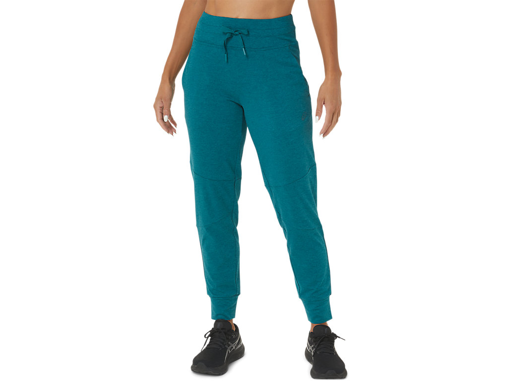 Women's Asics Tech Jogger Pants Deep Green | 3461-EHSZT