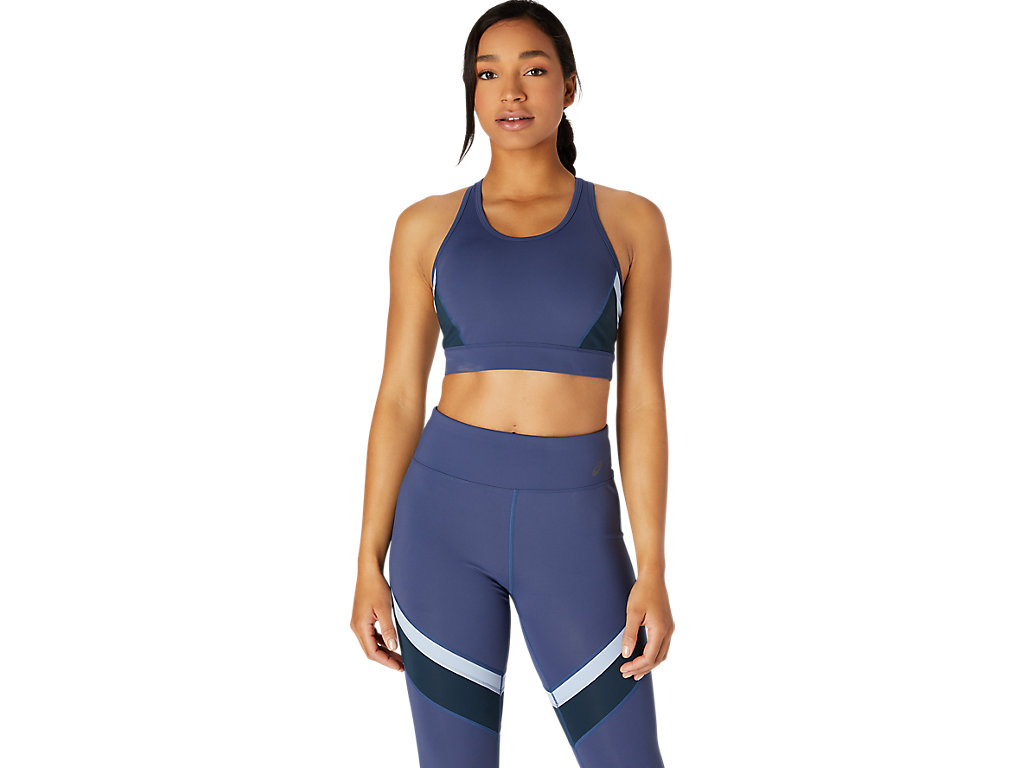 Women's Asics The New Strong Repurposed Sports Bra Blue | 2740-CYQMR