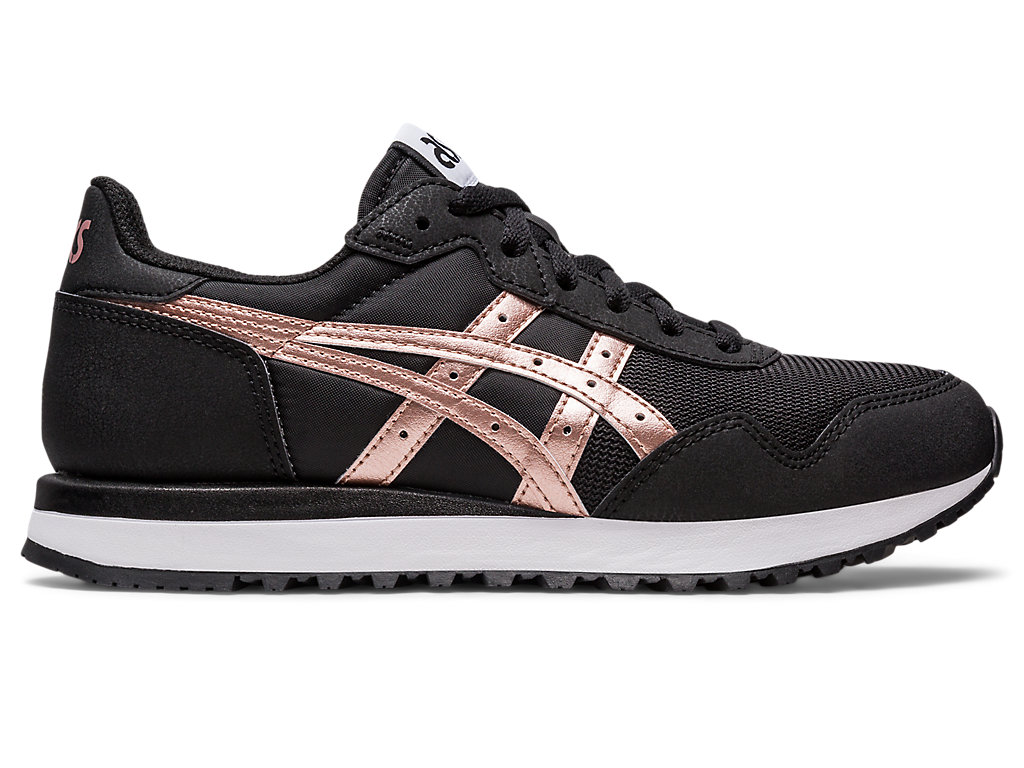 Women's Asics Tiger Runner Ii Sneakers Black / Rose Gold | 6309-ZYDJV