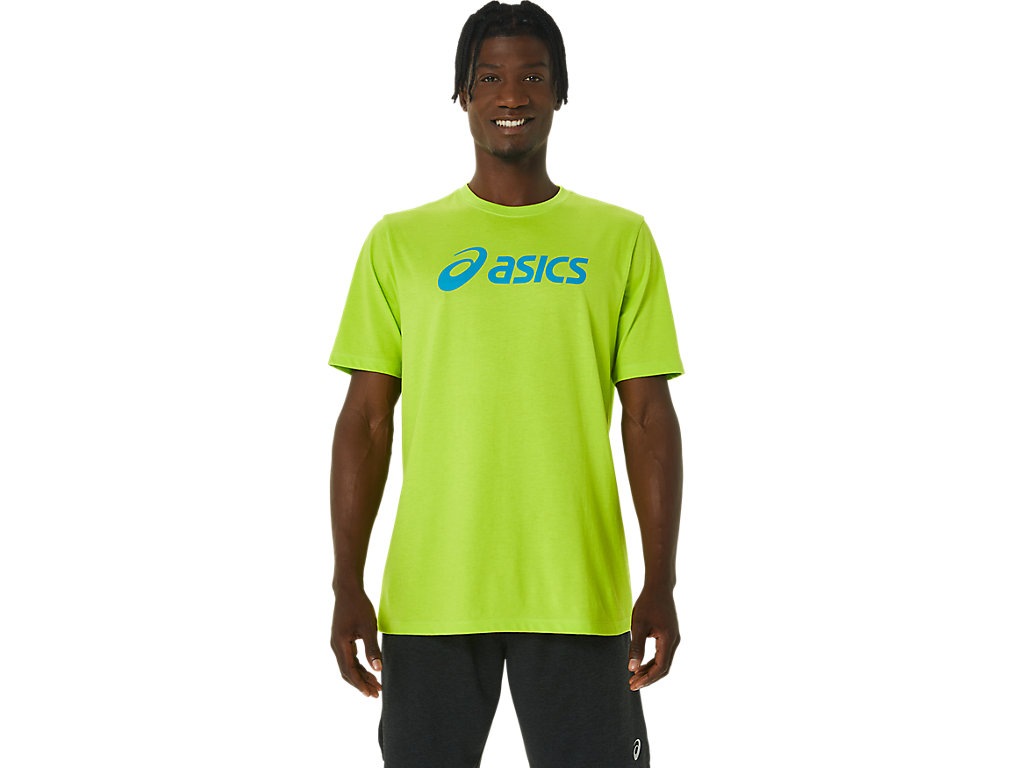 Women's Asics Xg Sleeve Lockup Logo Tee T Shirts Light Green | 3285-NRETD