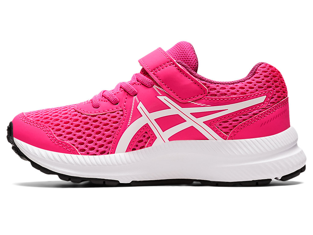 Kids' Asics Contend 7 Pre-School Running Shoes Pink / White | 1764-SQPMZ