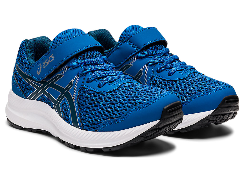 Kids' Asics Contend 7 Pre-School Running Shoes Blue | 3297-ZAVCI