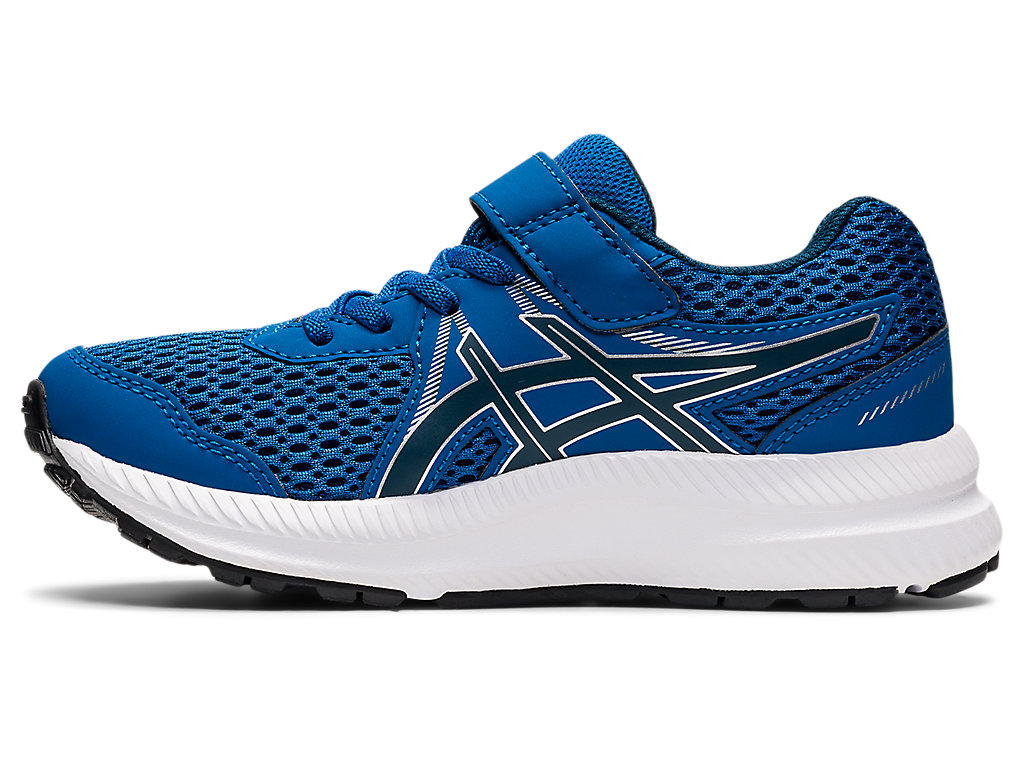 Kids' Asics Contend 7 Pre-School Running Shoes Blue | 3297-ZAVCI