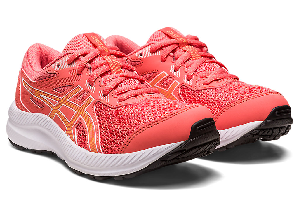 Kids' Asics Contend 8 Grade School Running Shoes Rose | 4301-CZXHD