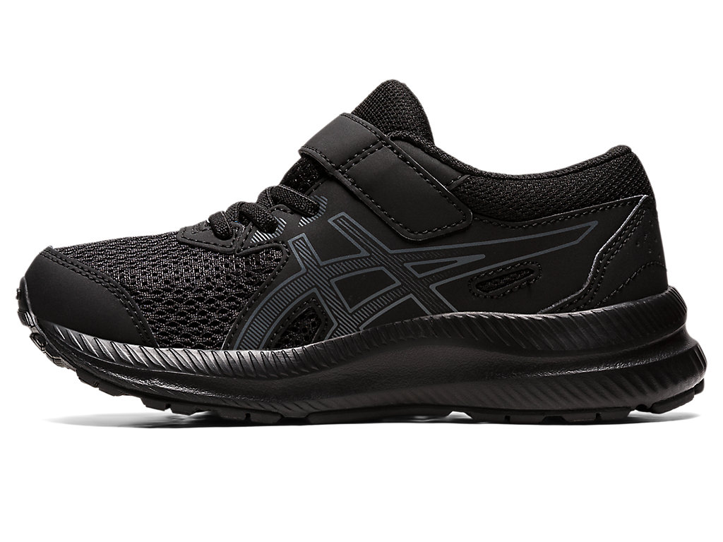 Kids' Asics Contend 8 Pre-School Running Shoes Black / Grey | 2310-FYCZP