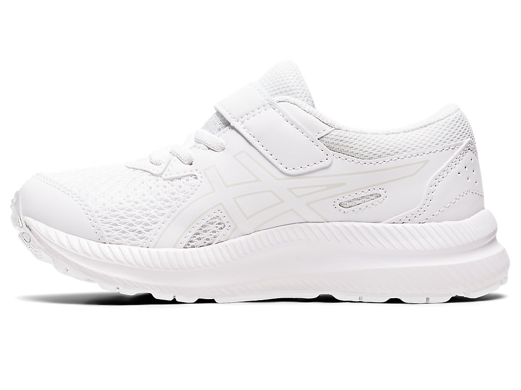 Kids' Asics Contend 8 Pre-School Running Shoes White / White | 2348-TSZRP