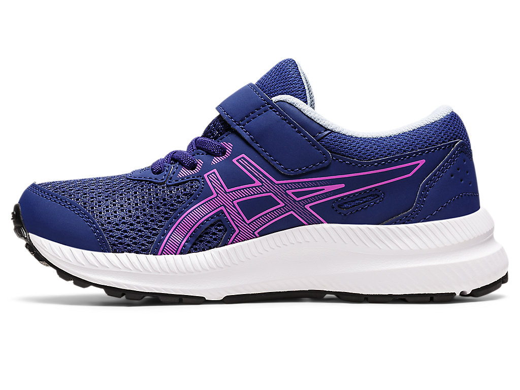 Kids' Asics Contend 8 Pre-School Running Shoes Blue / Purple | 2789-NWKQP