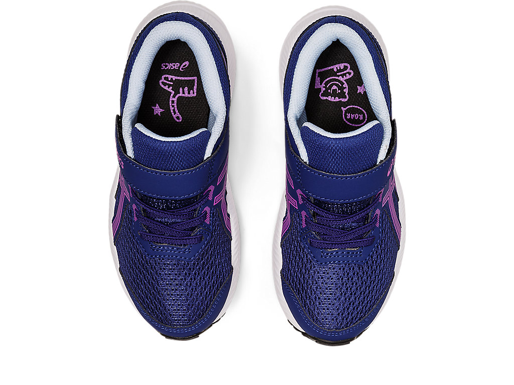 Kids' Asics Contend 8 Pre-School Running Shoes Blue / Purple | 2789-NWKQP